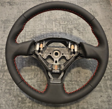 Toyota Mr-2 Celica Supra Jzx Trd Fresh Leather Red Stitched Steering Wheel