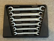 Snap On Tools Usa 6pc Flank Drivedouble End Flare Nut Wrench Set Rxfms606b