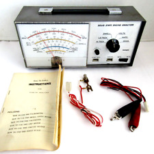 Vintage Solid State Engine Analyzer 4 8 Cylinder Rpm Dwell Readings W Leads