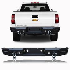 For 2011-2014 Chevy Silverado 25003500hd New Rear Bumper Wled Lights D-rings