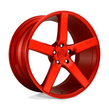 Niche Milan M187 20x8.5 35 Candy Red Wheel 5x114.3 5x4.5 Qty 1