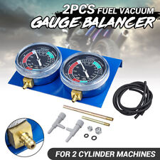 2 Cylinder Motorcycle Fuel Vacuum Carburetor Synchronizer Carb Sync Balancer Us