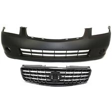 Front Bumper Cover Kit For 2005-2006 Nissan Altima Sedan With Grille Assembly