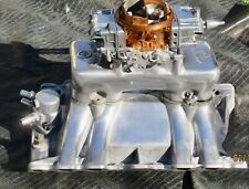 Offenhauser Olds Tunnel Ram Intake 850 Double Pumper Holley Carb 400 425 455