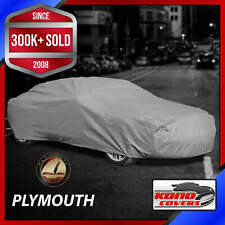 Plymouth Outdoor Car Cover Weatherproof 100 Full Warranty Custom Fit