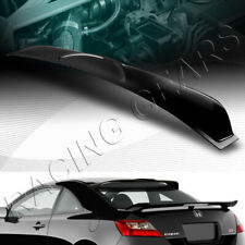 Fit 2006-2011 Honda Civic Coupe Blk Abs Rear Window Roof Visor Spoiler Wing