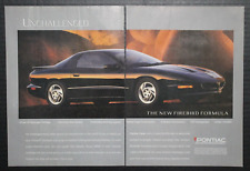 1994 Pontiac Firebird Formula Sports Car Lt1 2 Page Vintage Print Ad