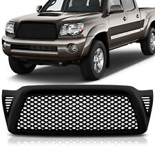 Grill For 2005-2011 Toyota Tacoma Hood Grille Front Bumper Gloss Black