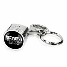 Ford Mustang Boss 302 Chrome Finish Engine Piston And Rod Metal Key Chain