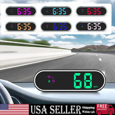 Smart Car Digital Gps Speedometer Hud Head Up Display Mph Speed Hd Universal New