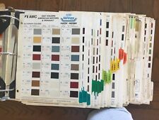 Dupont Auto Paint Chip Color Charts 1969-2003
