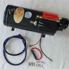 150psi 12v Dc Truck Pickup On Board Air Horn Air Compressor With 3 Liter Tank