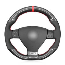 Diy Carbon Suede Steering Wheel Cover For Volkswagen Golf 5 Mk5 Gti R32 Passat R