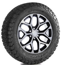 Chevy Silverado 20 Black Machine Snowflake Wheels Rims Bfg 27560r20 At Tires