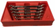 Snap On Rxfs605b 5pc 6-point Sae Flank Drive Double End Flare Nut Wrench Set