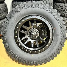 4 17x9 Dirty Life Canyon Black Wheels 33 Mt At Tires 6x5.5 Chevy Silverado 1500