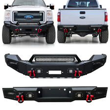 Front Rear Bumpers Fits 2011-2016 Ford F-250350450550 Super Duty