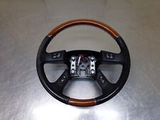 Chevrolet Tahoe Suburban Yukon Escalade Steering Wheel 03-06 Black Leather Wood
