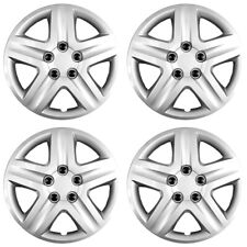 17 Silver Set Of 4 Wheel Covers Full Rim Hub Caps Fit R17 Tire Steel Wheels