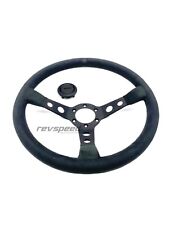 Momo Mod 07 350 Mm Black Edition Suede Racing Drift Competition Steering Wheel