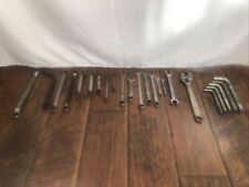 Snap-on Wrench Lot 25 Pieces Opeclosed End 12 Point Offset Adjustable Allen