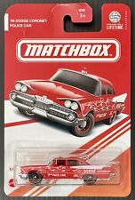 Matchbox 2024 Usa Target Exclusive - 59 Dodge Coronet Police Car 16 - Red Edt