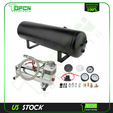 3 Gal Air Tank And 200 Psi Compressor For Train Horn Car System Kit 12v