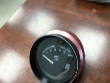 Vintage Medallion Tachometer 6000 Rpm Gauge Turquoise Blue Accents Used Untested