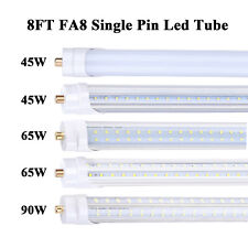 T8 8ft Led Tube Light Bulbs Fa8 Single Pin 45w 65w 90w 8 Foot Led Shop Lights
