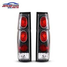 Tail Lights For 1995-1997 Nissan Pickup Se Xe Black Clear Projector Driving Lamp