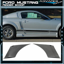 Fits 05-09 Ford Mustang Left Right Side Fender Scoops Quarter Panel Unpainted Pu