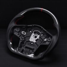 Real Carbon Fiber Flat Customized Sport Universal Steering Wheel 2019-2022 Supra