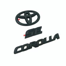 2018-2023 Toyota Corolla Sedan Se Blackout Emblem Overlay Kit