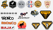 Ford Bronco Stickers Decals Classic New 1966-1977 2021 2022 Nation Sasquatch