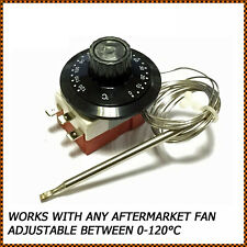 Electric Fan Thermostat Switch Kit Radiator Temperature Control Probe Adjustable