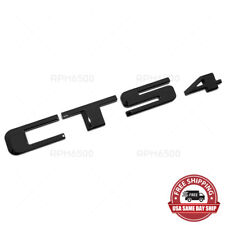 For Cadillac Cts 4 Rear Trunk Decklid Letter Badge Emblem Nameplate Sport Black