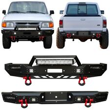 Vijay Front And Rear Bumper Fits 1993-1997 Ford Ranger With Led Lights