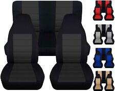 Front And Rear Car Seat Covers Fits Ford Mustang 1994-2004 Choice Of 5 Colors