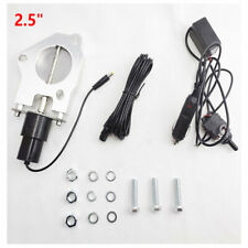2.5 Electric Exhaust Cutout Valve Control Motor Cut Out Kit With Manual Switch