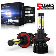 2x H13 9008 Led Headlight Super Bright Bulbs Kit 420000lm White Hi-lo Beam 6000k