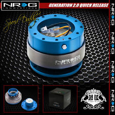 Universal Nrg Steering Wheel 6-hole Gen 2.0 Thin Quick Release Adaptor New Blue