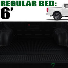 Topline For 2019-2023 Ford Ranger 6 Ft Rubber Truck Bed Trunk Mat Liner - Black