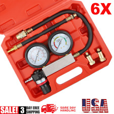 6x Petrol Engine Compression Leakage Leakdown Detector Cylinder Leak Tester Kits