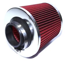 2.5 Cold Air Intake Filter Cone Dry Air Filter Turbo Application Universal Red