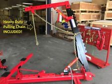 Portable Auto Body Frame Puller Straightener Roof Free Clamps 3 Ton Air Go Jack