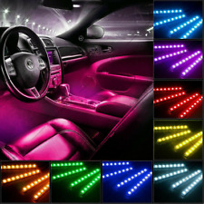 Rgb Led Glow Car Interior Lamp Under Dash Footwell Seats Inside Lighting