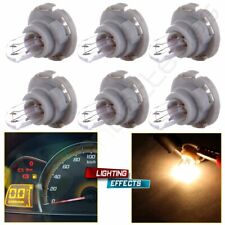 6x Warm White Neo Wedge T4.7 Bulbs Ac Heater Climate Control Instrument Lights