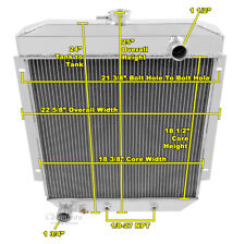 2 Row Discount Champion Radiator For 1954 1955 1956 Ford Victoria V8 Engine