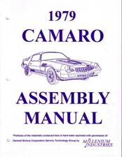 1979 Chevrolet Camaro Assembly Manual Book Rebuild Instructions Illustrations