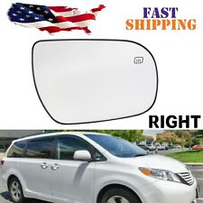 Fit For Toyota Sienna 2011-2019 Right Side Rearview Mirror Glass Heated Function